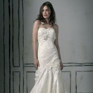 JUSTIN ALEXENDER 8531 SIZE 14 CREAM/SILVER COLOR